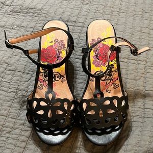 Rock & Candy Black Wedge